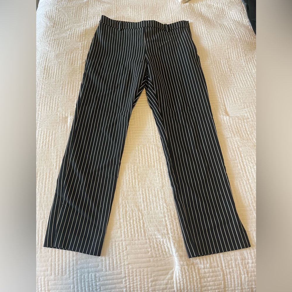 H&M cropped pinstripe women’s dress pants